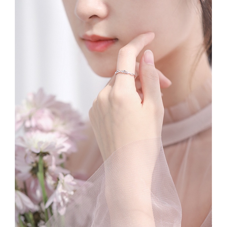 Nhẫn Hở Thiết Kế Đơn Giản Có Thể Điều Chỉnh Thời Trang Mùa Hè Cho Nữ