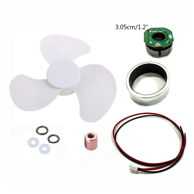 Mô Tơ Quạt Sạc Mini 180-390mA Cho Động Cơ DC 4.5V-9.0V 2480-4190rpm