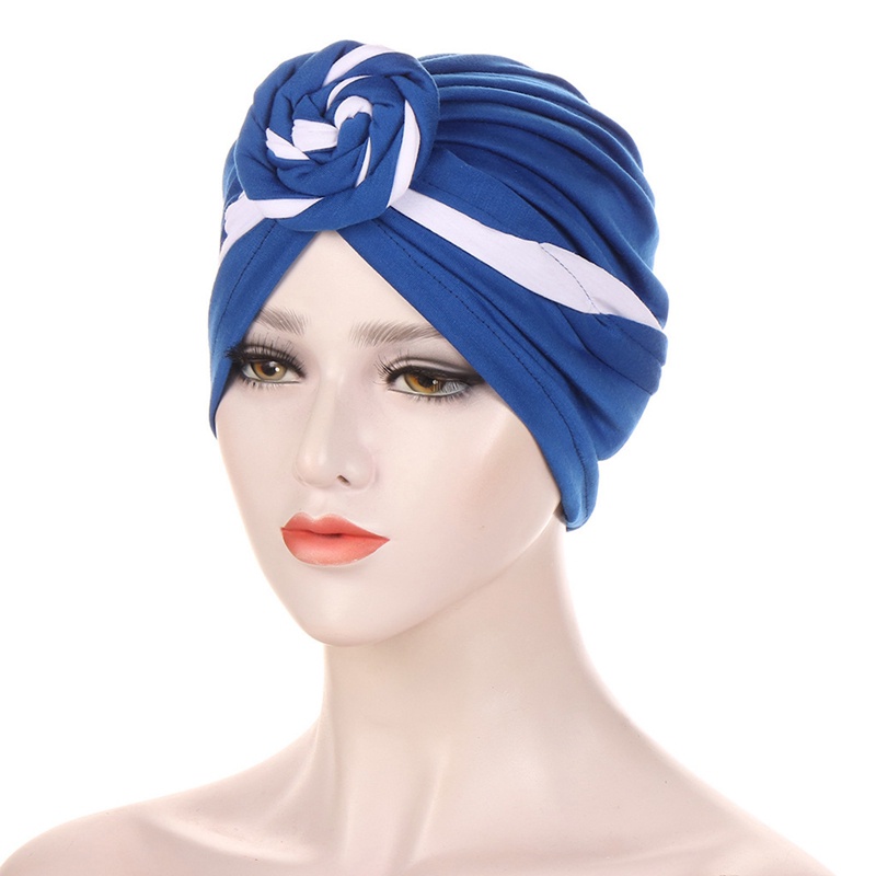 1 Mũ Turban Co Giãn Hai Màu Sắc Thời Trang Dành Cho Nữ