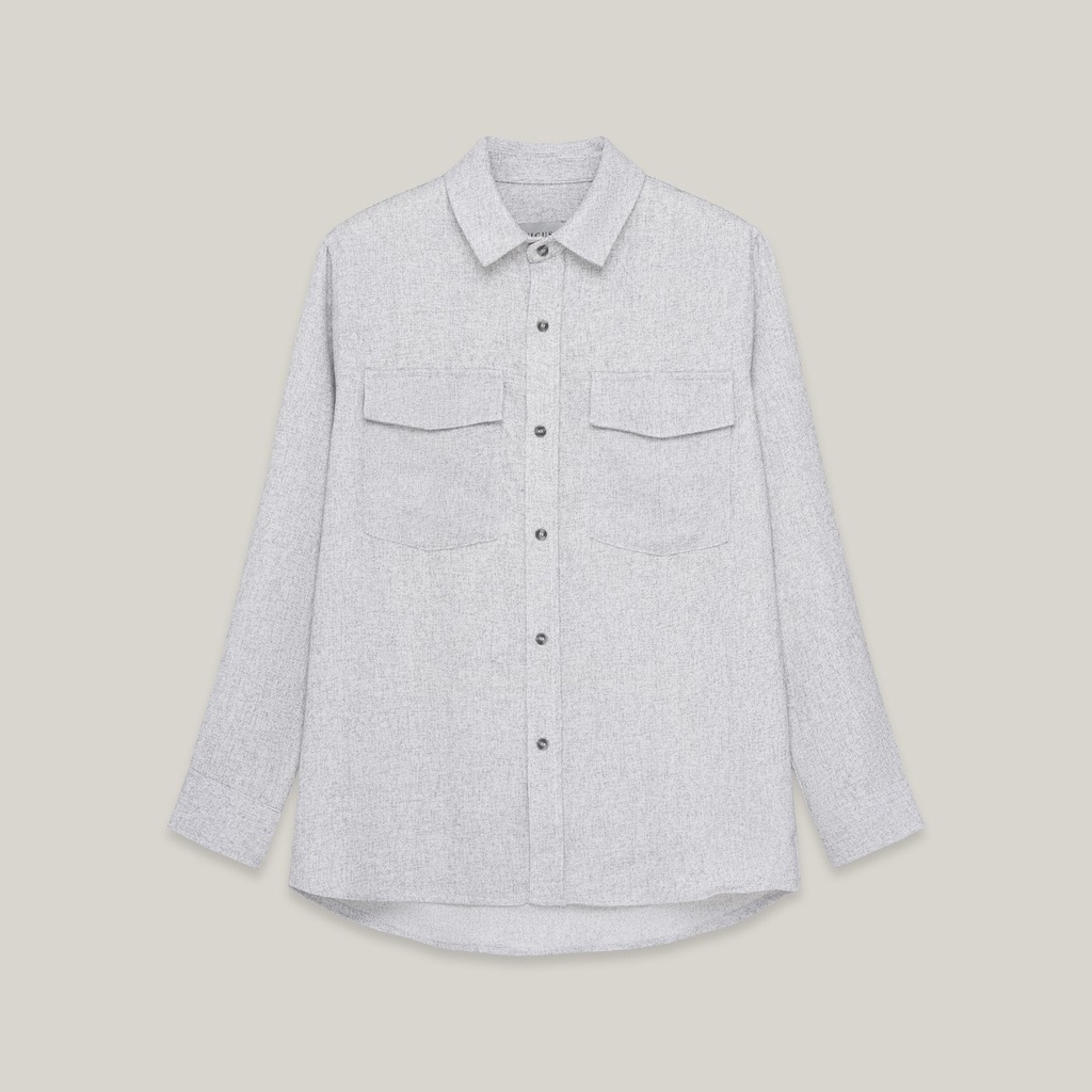 Áo Sơ Mi Dài Tay Cổ Đức Nam UNICUS Pepper Shirt
