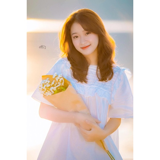 Váy babydoll xếp li ngang xinh xắn Pea Store