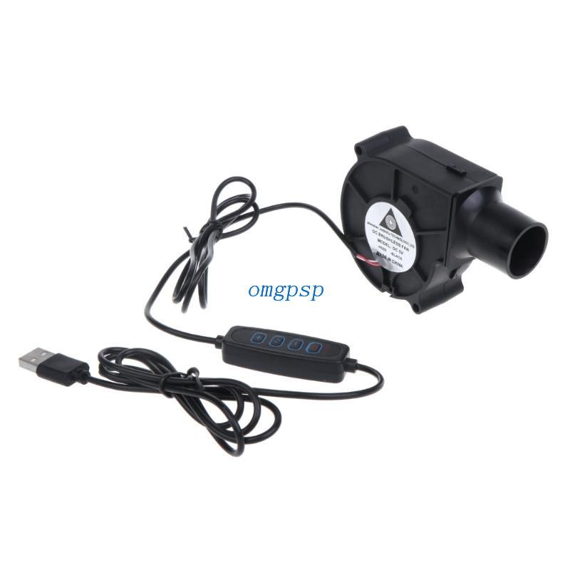 Quạt Thổi Gió Mini 5V Cổng USB Điều Khiển Tốc Độ 2500RPM