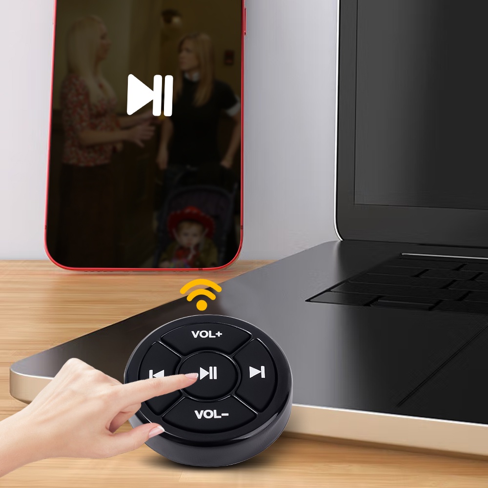 Bộ Điều Khiển Từ Xa Không Dây Bluetooth Cho IOS Android Phone Tablet