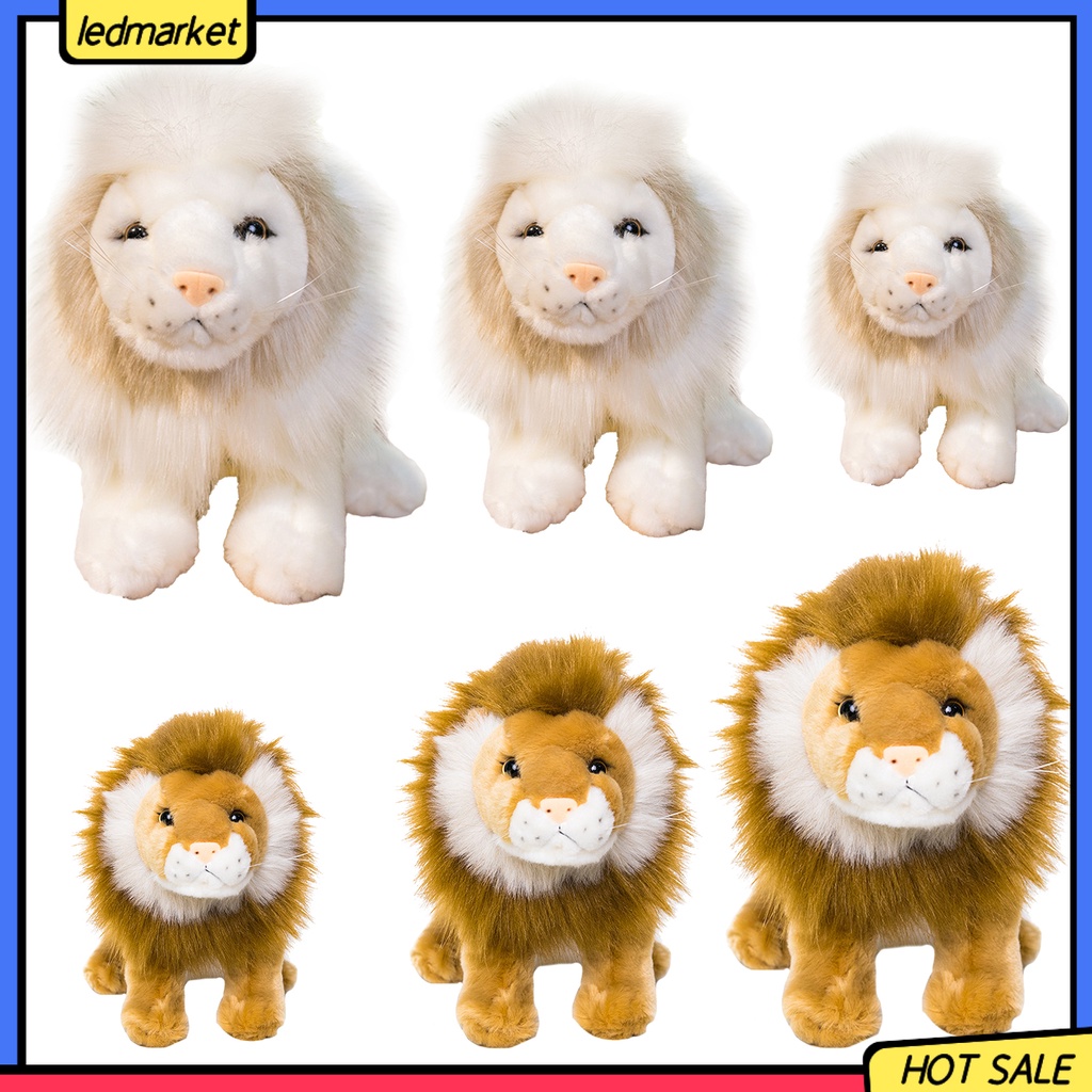 Đồ chơi nhồi bông hình sư tử đáng yêu thích hợp làm quà tặng cho bé