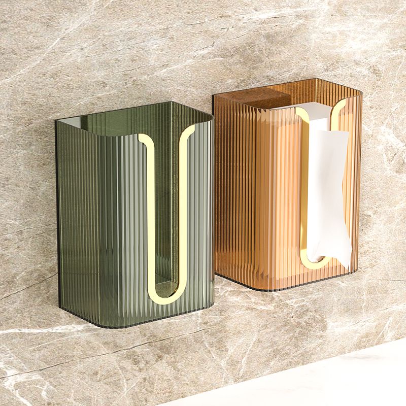 Hộp Đựng Khăn Giấy Gắn Tường Không Cần Khoan Tiện Dụng Cho Nhà Bếp / Phòng Tắm