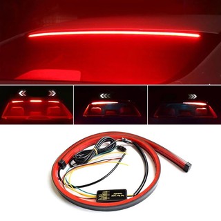 Dải đèn led drl 12v 90cm / 100cm ánh sáng đỏ chống nước thông dụng gắn đuôi xe hơi
