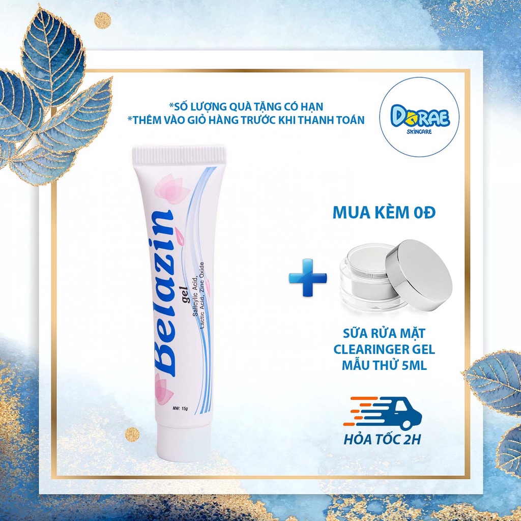 Gel ngăn ngừa và giảm mụn cấp tốc Belazin_15g