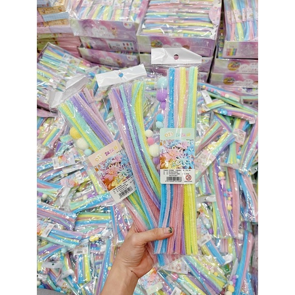 Bịch Dây Xoắn Kẽm Nhung DIY Tự Làm Hoa Handmade Quà Tặng Bạn Gái, Bạn Bè