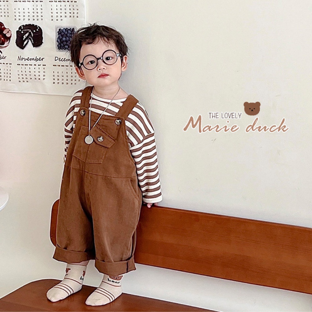 Sét 5 đôi tất cao cổ chất liệu cotton cho bé trai bé gái từ 0 - 8 tuổi họa tiết hình gấu Hàn Quốc