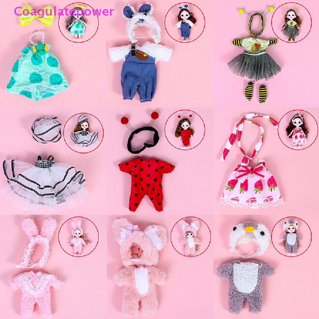Đầm Đồ Chơi Búp Bê 16cm Xinh Xắn