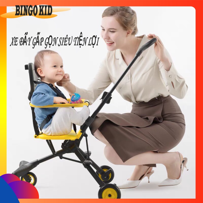 Xe đẩy gấp gọn cho bé Jokey J5, Xe đẩy em bé đi du lịch siêu gọn nhẹ - Bảo Hành 12 tháng