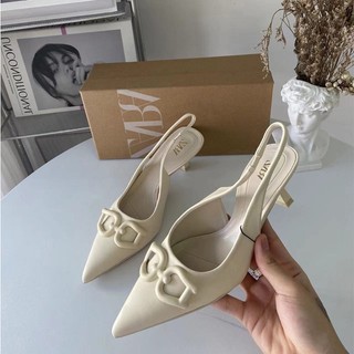 Giày Gót Thấp Đính Nơ Big size_ Hàng Có Sẵn (Size 40➡️42)
