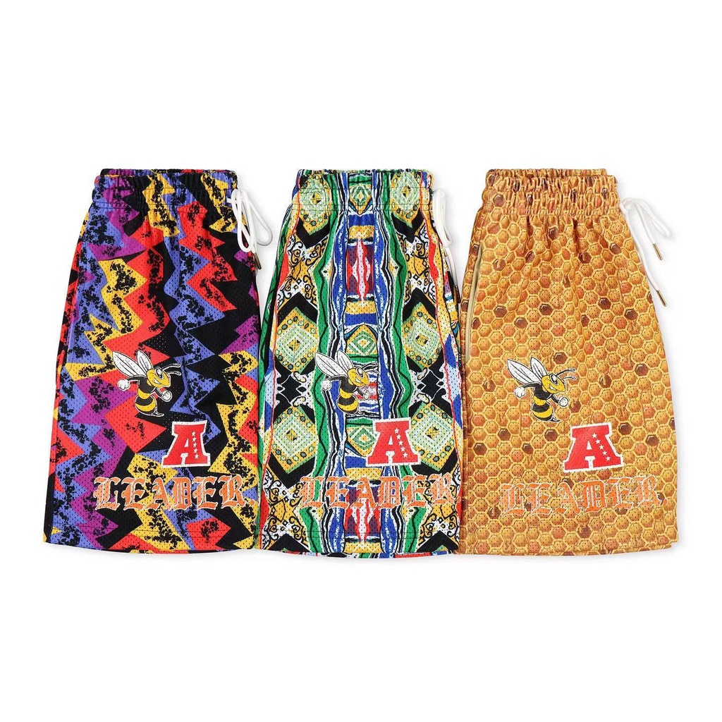 Eric Emanuel Quần Đùi Thể Thao Bóng Rổ Tập Luyện Thể Dục Phong Cách Mỹ Dài Đến Đầu Gối Không Co Giãn