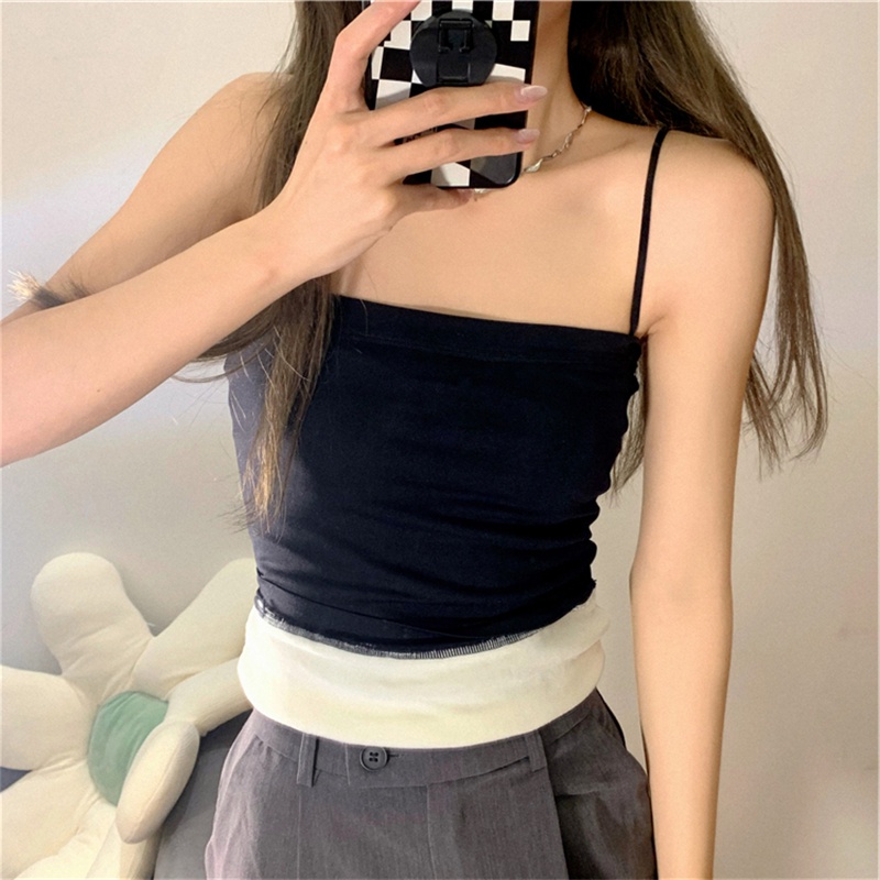 Áo croptop SUXI lót nhung dày dặn màu trơn dáng ôm thời trang mùa thu cho nữ