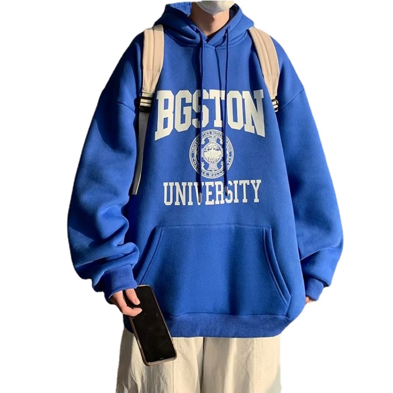 Áo hoodie Dáng Rộng In Chữ Phong Cách Nhật Bản Thời Trang Cao Cấp Cho Nam