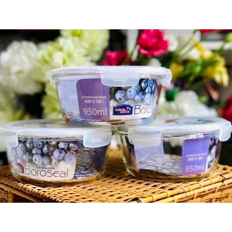 Thố thủy Tinh Lock & Lock 950ml