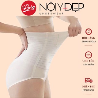 Quần gen bụng su nước cao RUBY Bikini, đồ lót nữ gen bụng có thanh chống cuộn kháng khuẩn không tạo hằn