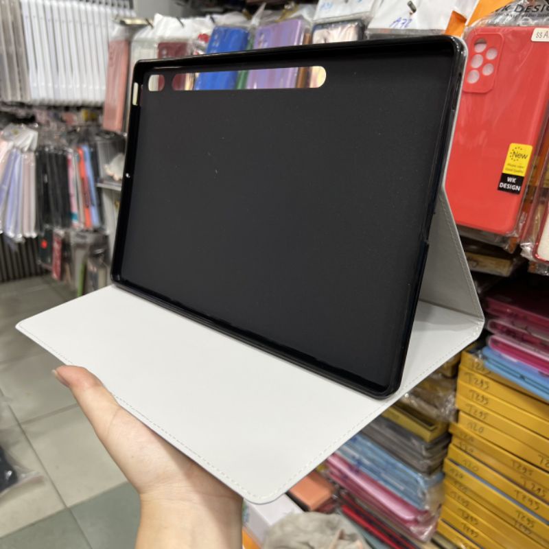 Bao da Samsung Tab S7Fe / S7 Fe / S7 plus dẻo nhiều hình siêu dễ thương chất bao đẹp