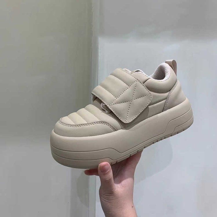 Giày Bánh Mì Đế Dày Tăng Chiều Cao Phong Cách Thu Đông Mới