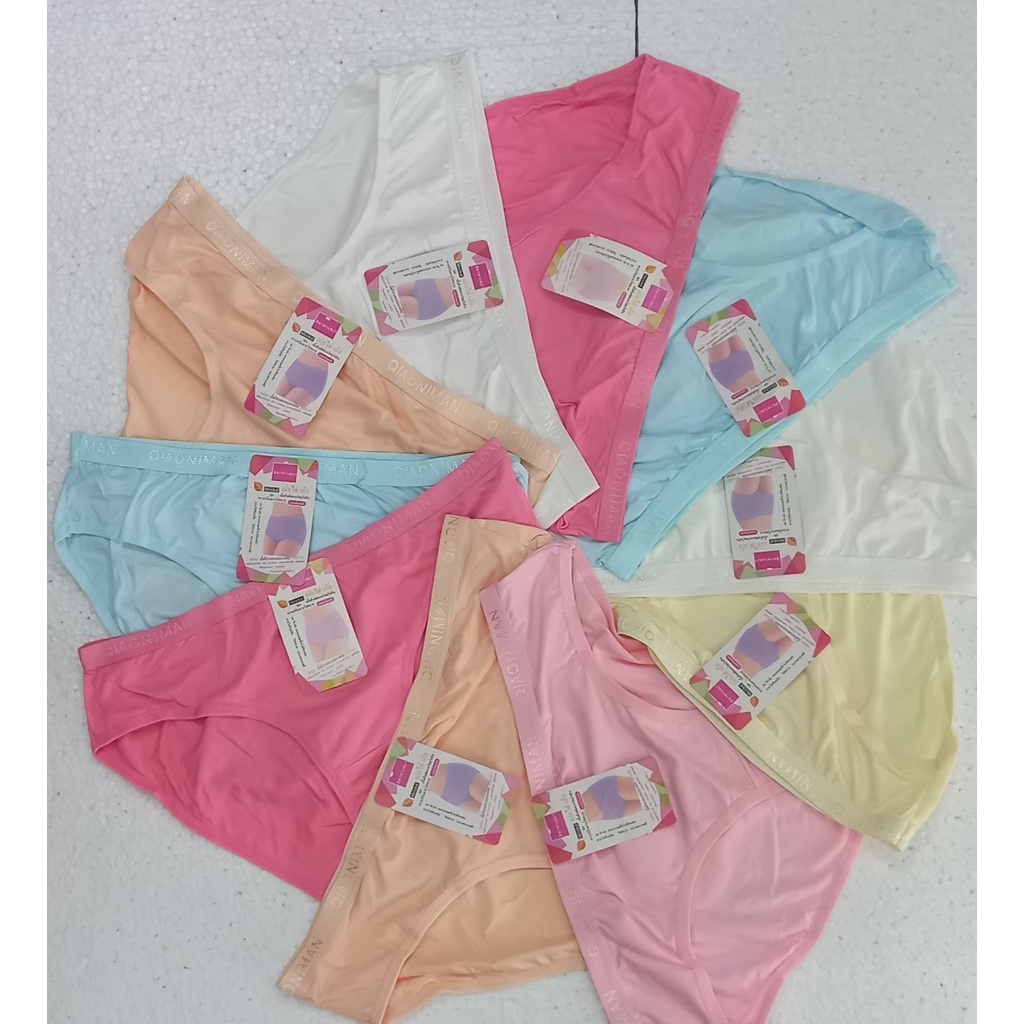 Combo 5 quần lót nữ 53kg đến 69kg thun 100% Cotton thoáng mát