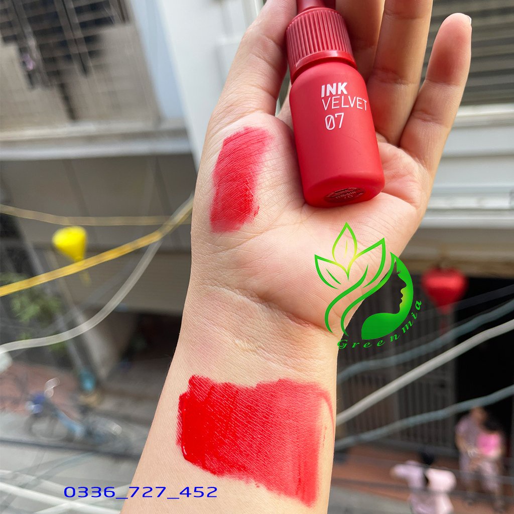 Son Ink Màu 07 Girlish Red Đỏ Cam Lì Peripera Ink Velvet Lip Tint Mới Nhất 4g [CHÍNH HÃNG]