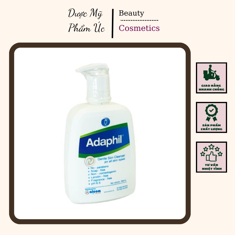 Sữa Rửa Mặt Adaphil Gentle Cleanser 500ml