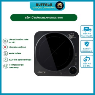 Bếp từ đơn dreamer dc-ih01 điều chỉnh sensor touch thông minh, nhiệt độ chính xác