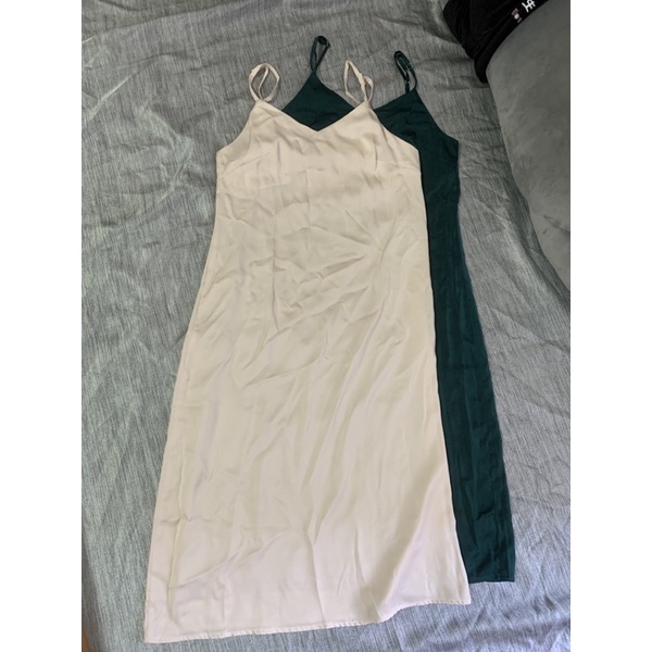 Váy 2 dây lụa size m thanh lý