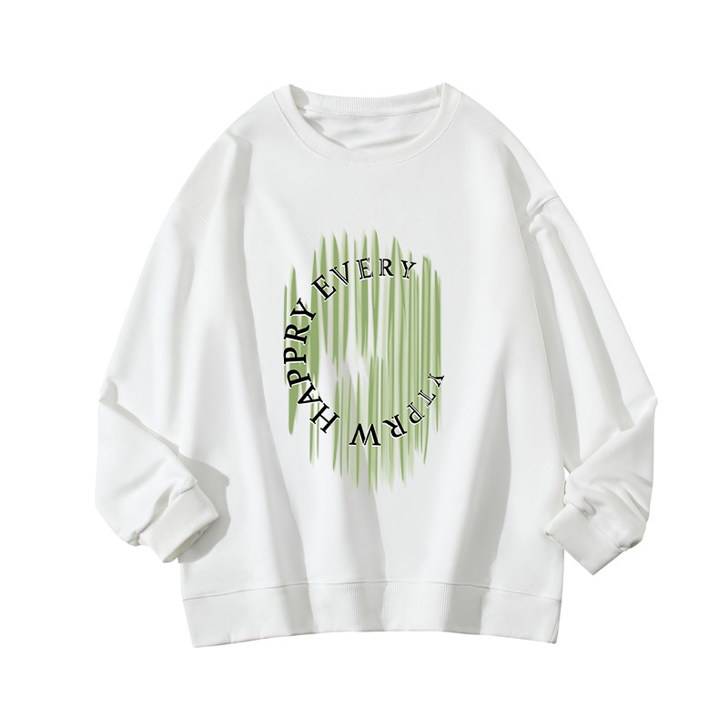 NRVP Áo Thun Nữ Dài Tay Dáng Rộng In Hình Phong Cách Hàn Quốc Mới