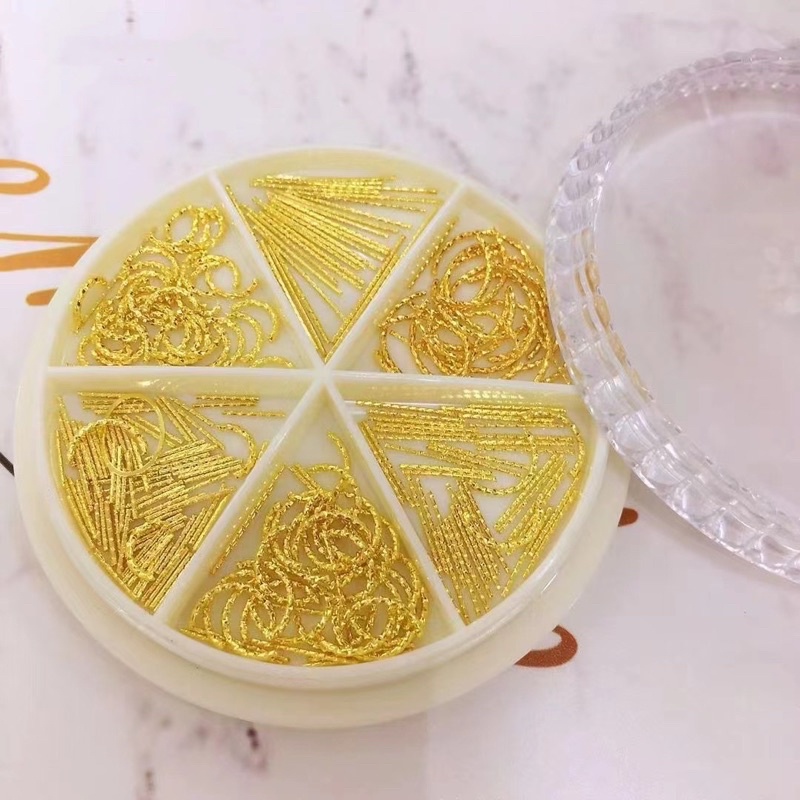 Phụ kiện charm móng bi mix mẫu trang trí nail
