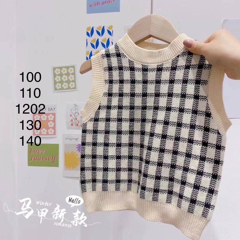 Áo len gile bé trai từ 10-26kg