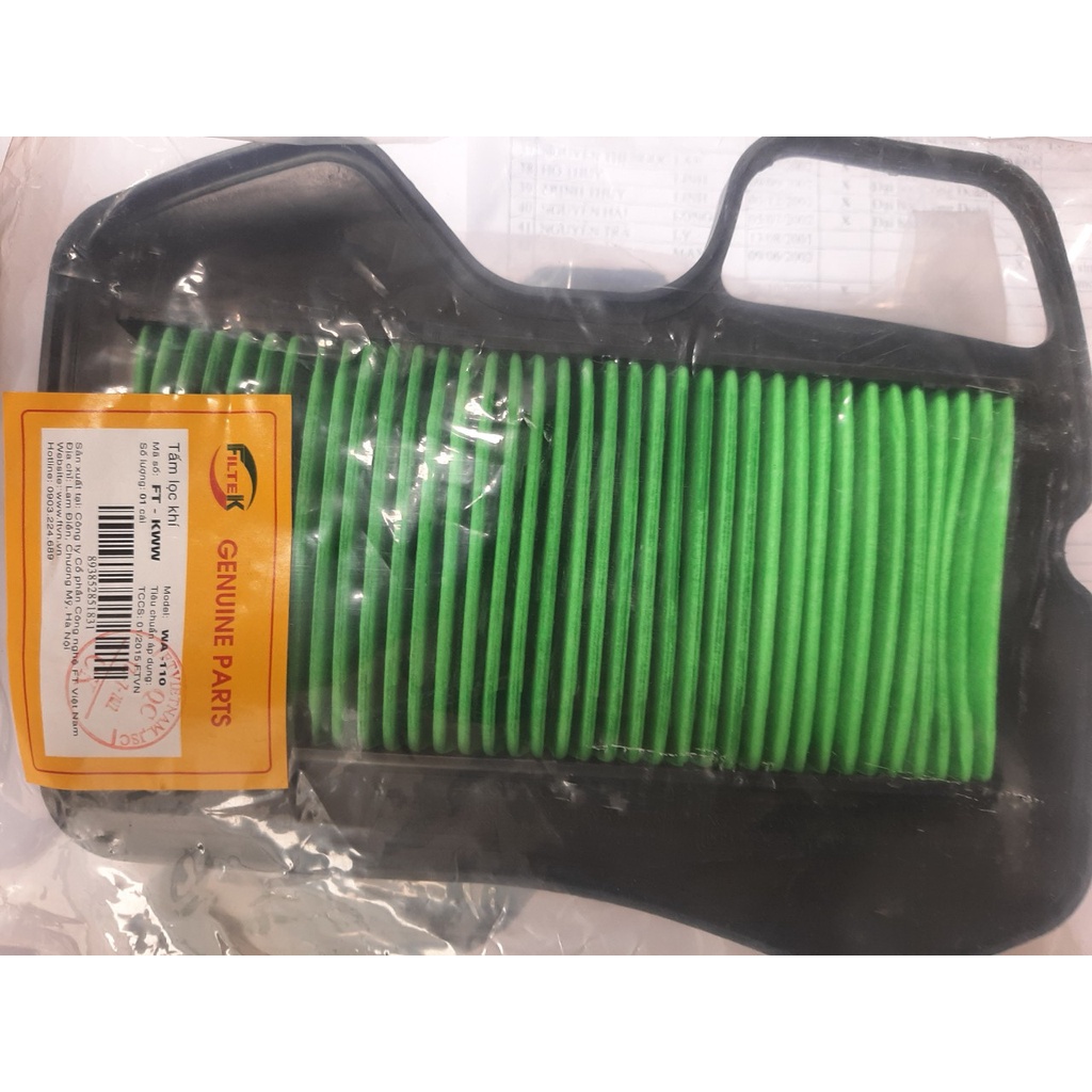 Lọc gió xe wave S,110,Alpha, RS, RSX, 100 chính hãng