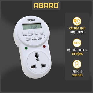 Ổ cắm điện hẹn giờ KONO ETG-63A