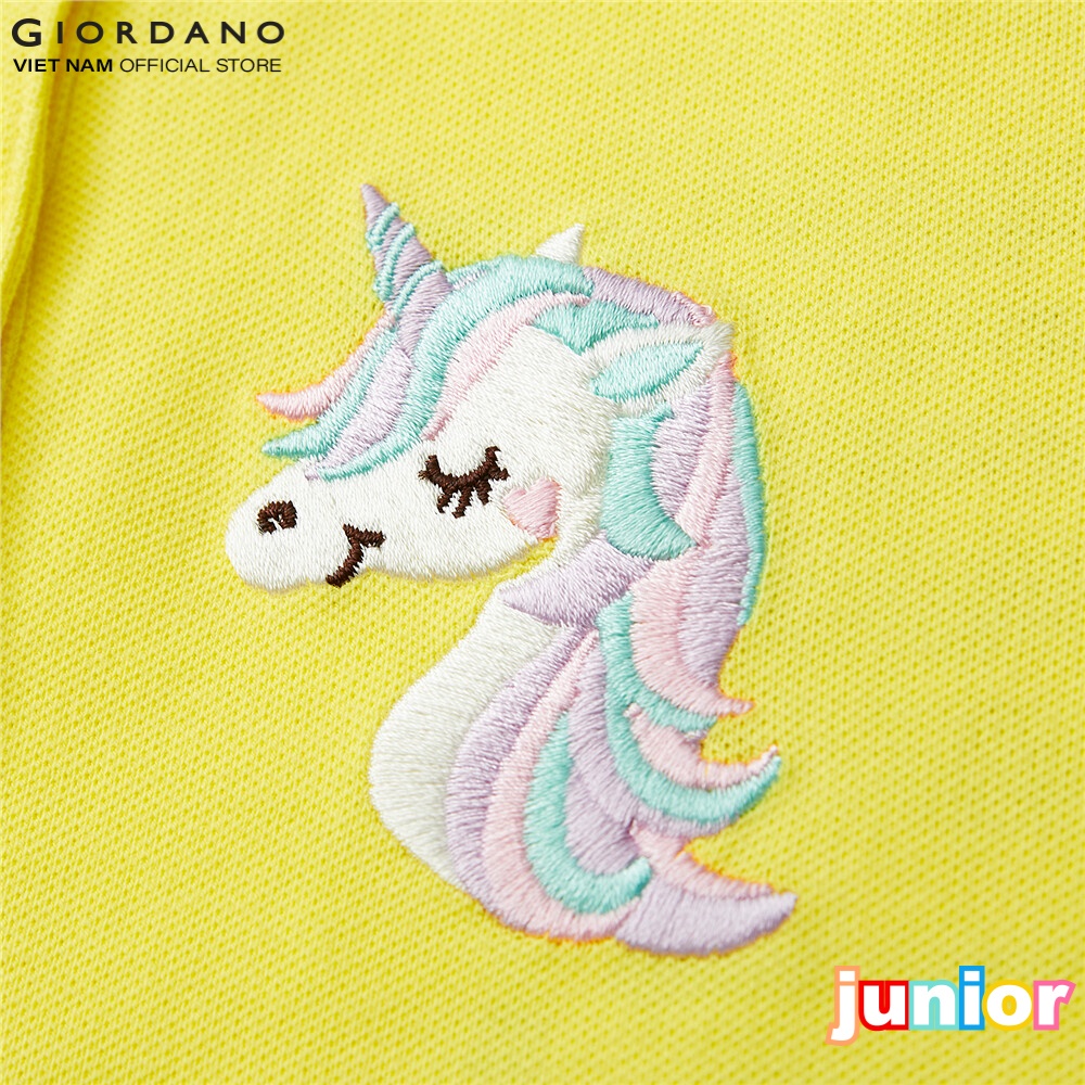 Đầm Dài Trẻ Em Thun Thêu Unicorn Giordano Kids 03461217