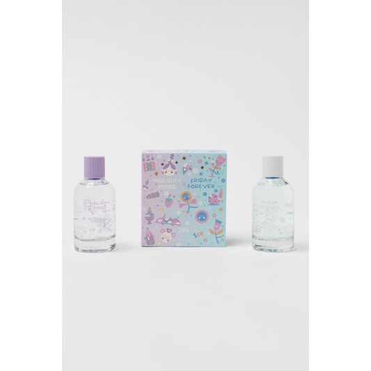 Set nước hoa trẻ em - ZARA BÉ GÁI HOLIDAY MOOD + FRIDAY FOREVER  200ml-N1