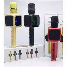 Mic Karaoke YS-61 Kèm Loa Hiệu Ứng Đèn Led Hát Tại Nhà Cực Hay, Có Nâng Giọng , Micro Cầm Tay