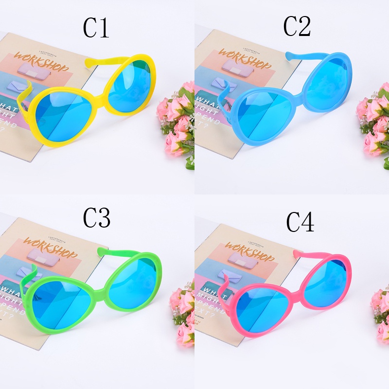 Kính Mát Oversized Nhiều Màu Dễ Thương Vui Nhộn Cho Nam Và Nữ