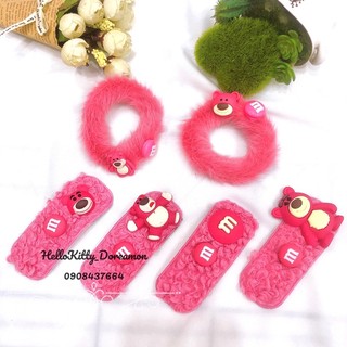 Cột tóc và kẹp gấu dâu Lotso