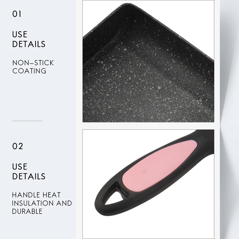 Chảo Chiên Trứng tamagoyaki Hình Vuông Phủ Lớp Phủ Chống Dính