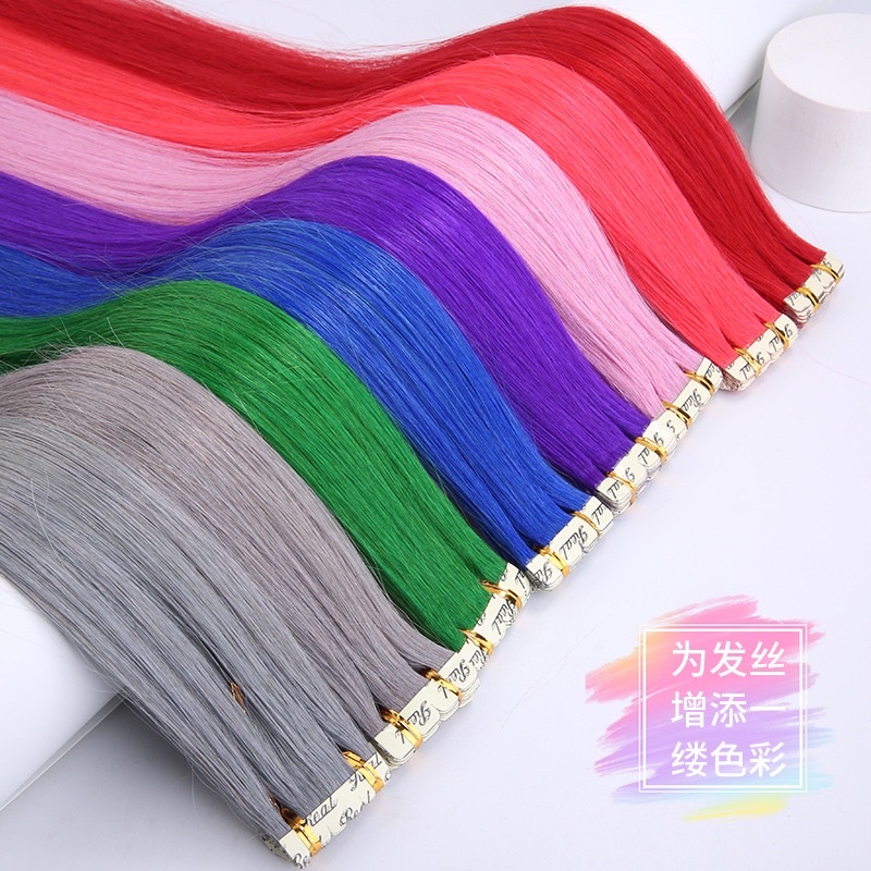 Tóc line dán công nghệ dính tép,tóc light nối nhiều màu loại 1 cao cấp,Nối bằng công nghệ dán tép siêu nhỏ và nhẹ đầu