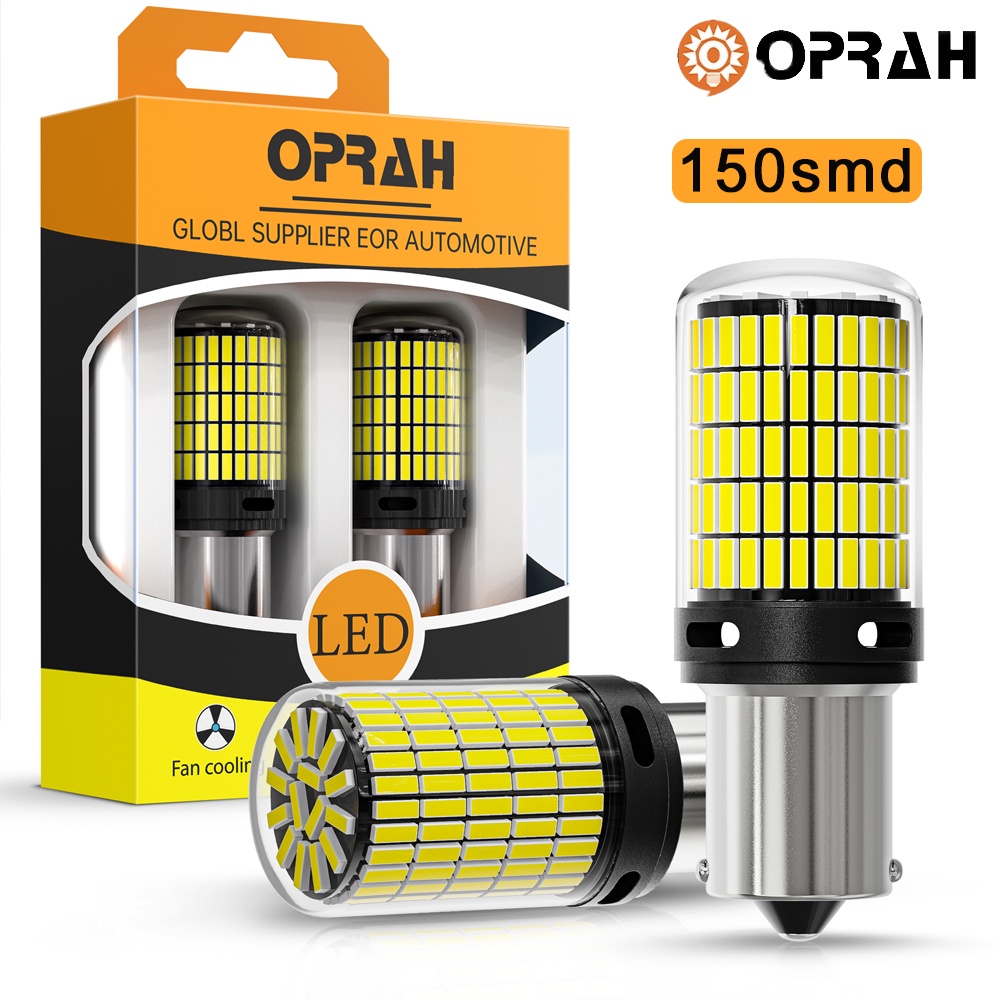 Bộ 2 Đèn Đuôi Xe Hơi 1156 BA15S P21W 1156 BAU15S PY21W 1157 Bay15d P21-5W T20 7440 W21W 7443 W21-5W T25 3157 LED 4014 150SMD