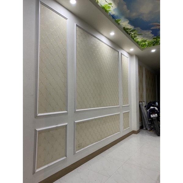 Phào Chỉ Nhựa Màu Trắng  Bóng Làm Góc Livestream