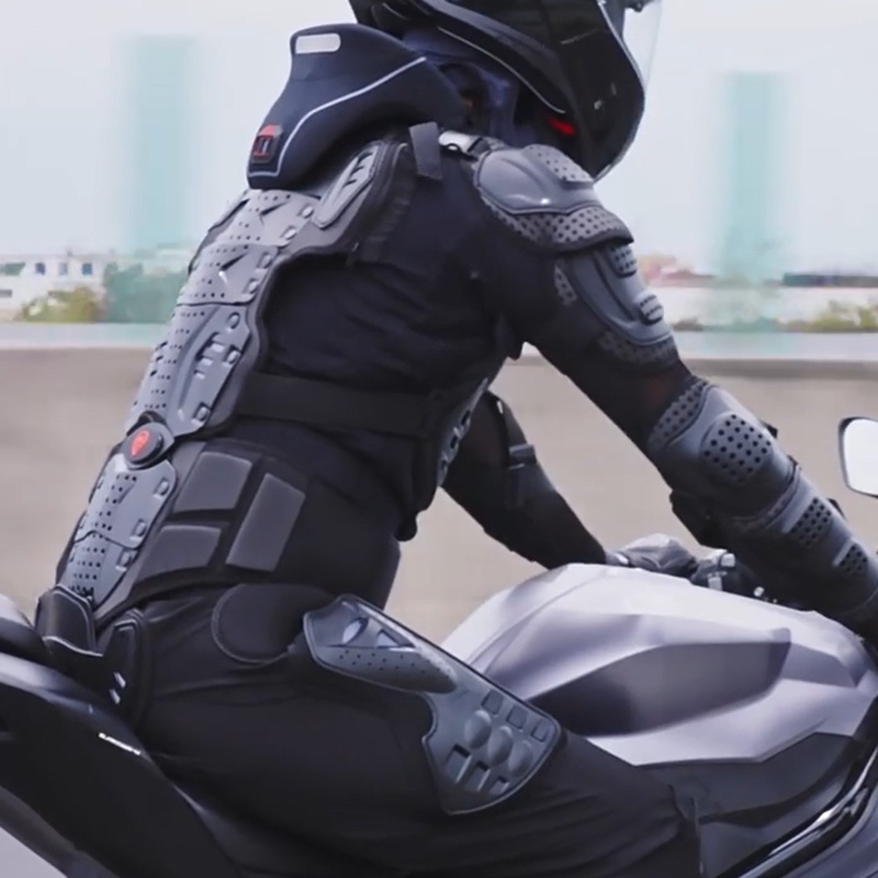 Áo khoác giáp bảo vệ an toàn khi đua xe mô tô