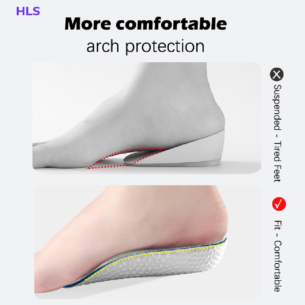 Miếng Lót Giày Tăng Chiều Cao 1.5-3.5cm Dành Cho Nam Và Nữ