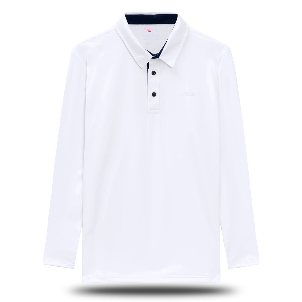 Áo thun thể thao nam dài tay cổ bẻ chất coolmax Amanbasic AMADT05