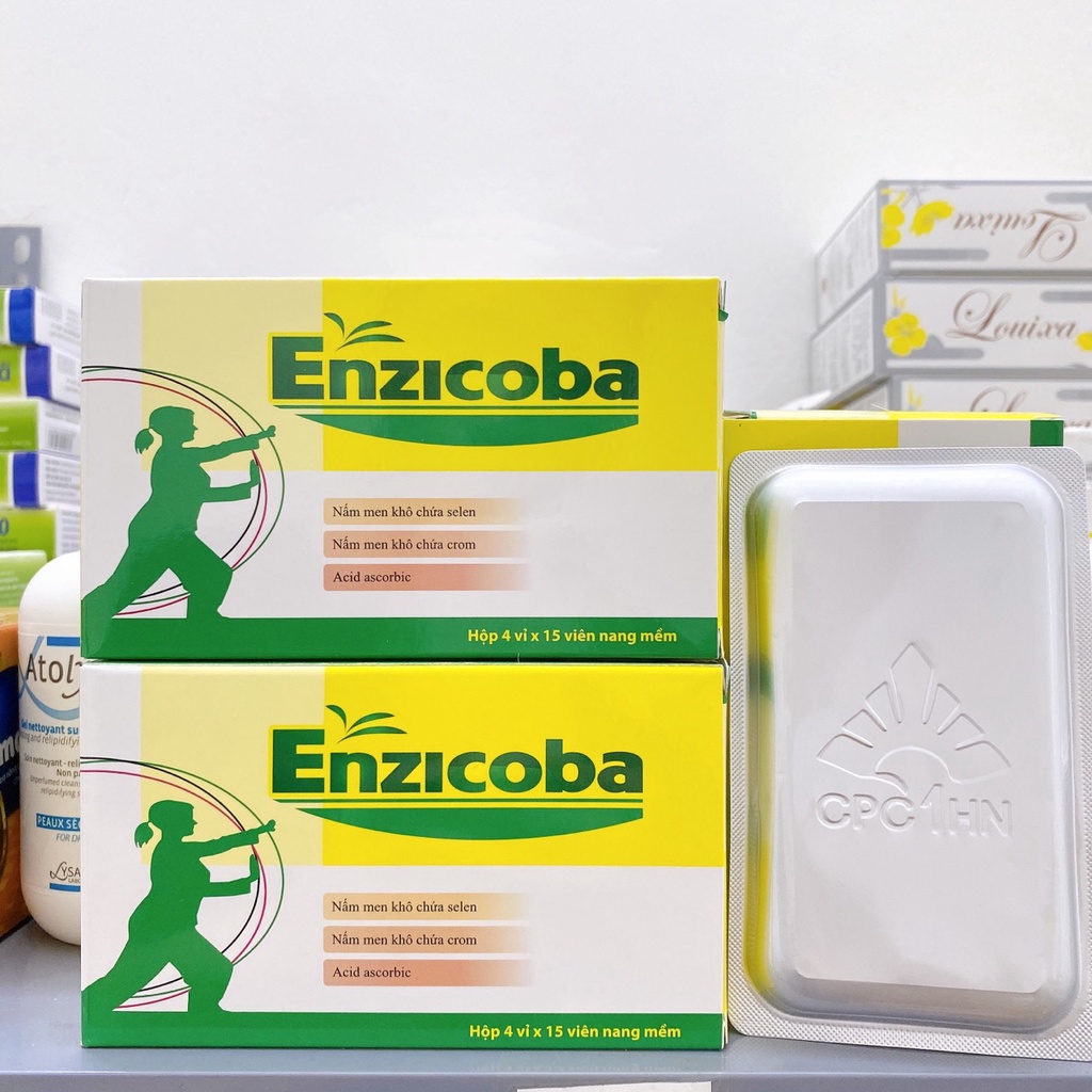 Enzicoba giúp Chống Lão Hóa,Tăng Sức Đề Kháng,phòng Bệnh Tật, bảo vệ tim mạch vượt trội ( Hộp 60 viên)