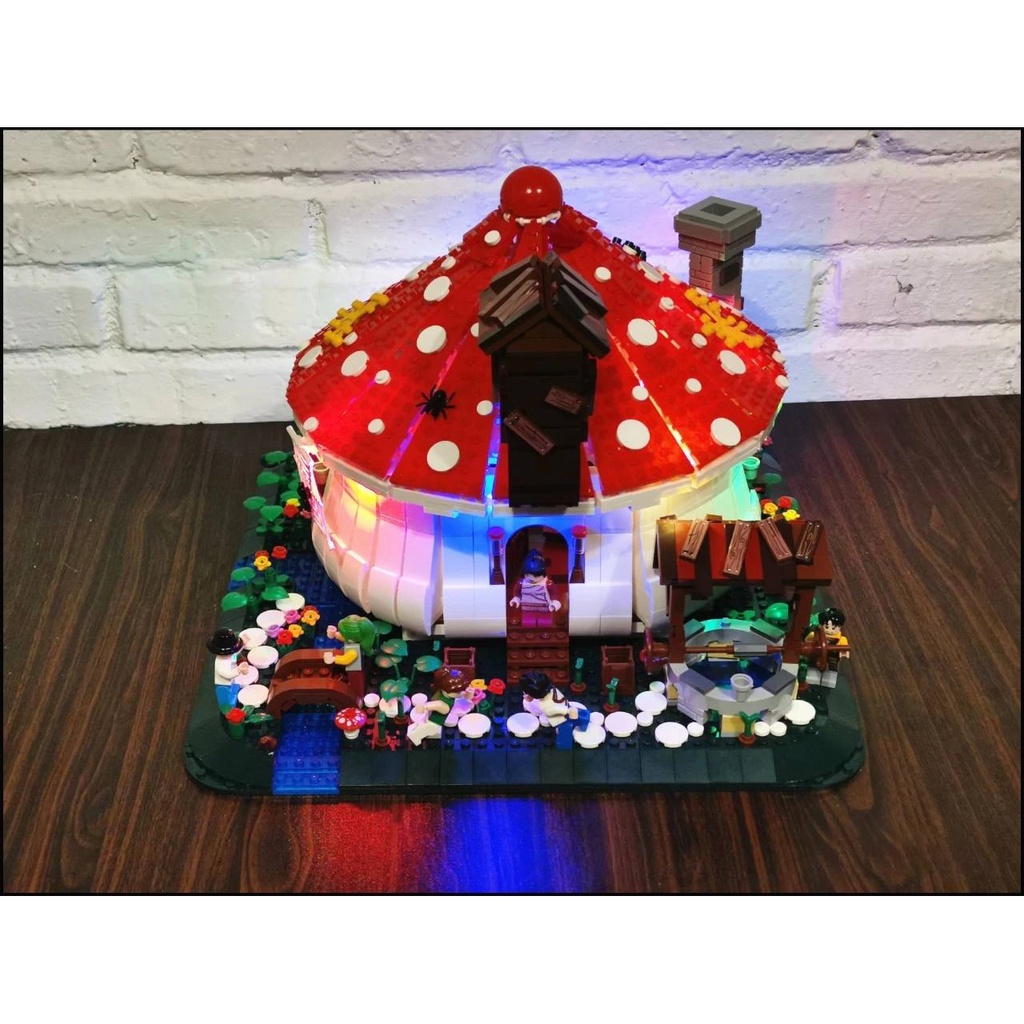 Đồ Chơi Lắp Ráp Mô Hình 3D JUHANG Ngôi Nhà Nấm 86006