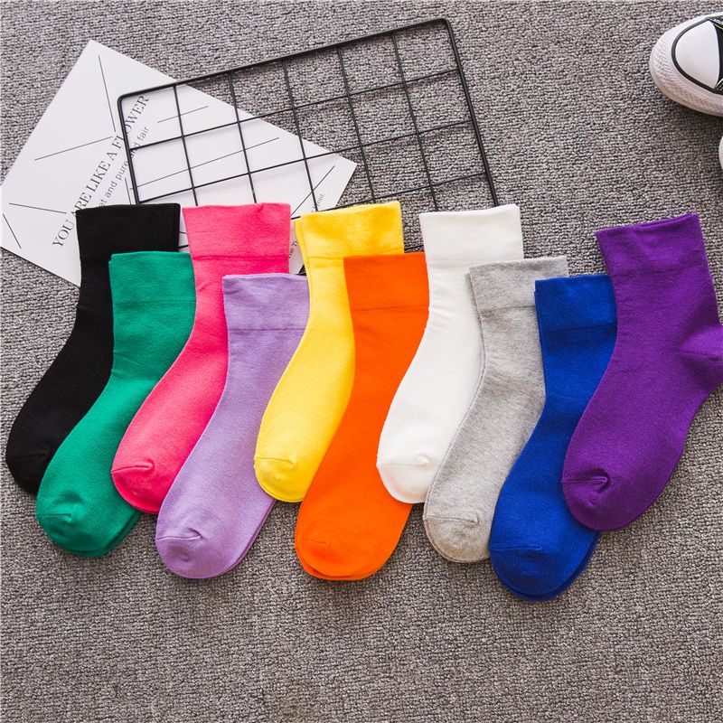 Bán Chạy#Vớ Mỏng Màu Sắc Trơn Phong Cách Âu Mỹ Thời Trang Cho Nữ