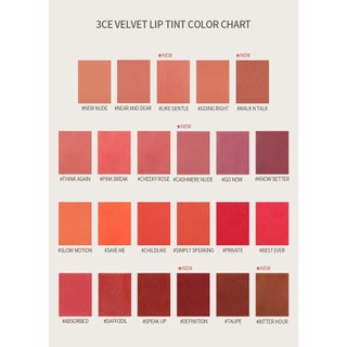 Son kem 3CE Velvet Lip Tint [CHÍNH HÃNG]
