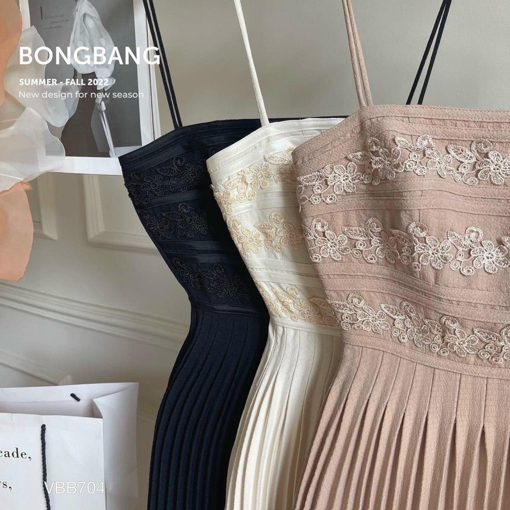 Đầm maxi 2s dập ly